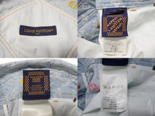 画像をギャラリービューアに読み込む, 極美品 LOUIS VUITTON ルイヴィトン Tyler the Creator タイラーザクリエイター モノグラムデニム オーバーオール ブルー サイズ31 中古 4b004450