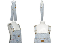 画像をギャラリービューアに読み込む, 極美品 LOUIS VUITTON ルイヴィトン Tyler the Creator タイラーザクリエイター モノグラムデニム オーバーオール ブルー サイズ31 中古 4b004450