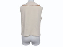 画像をギャラリービューアに読み込む, CHANEL シャネル ノースリーブ トップス P12688V07326 サイズ38 ココマーク ベージュ セーラー型 美品 中古 4b004451