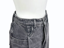 画像をギャラリービューアに読み込む, Alexander Wang アレキサンダーワン スカート デニム スリット マキシスカート 413910 コットン ブラック サイズ24 美品 中古 4b004455