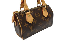画像をギャラリービューアに読み込む, 未使用 LOUIS VUITTON ルイヴィトン ナノスピーディ ハンドバッグ 2WAYバッグ M81085 モノグラム PVC レザー 中古 4b004457