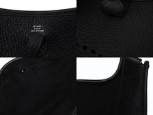Load image into Gallery viewer, 新品未使用 HERMES エルメス エブリン TPM ショルダーバッグ ブラック K刻 トリヨンクレマンス シルバー金具 中古 4b004458