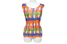 Load image into Gallery viewer, 極美品 ISSEY MIYAKE ME イッセイミヤケ ノースリーブ カットソー IM09-FJ926 マルチカラー 中古 4b004462