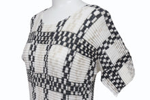 画像をギャラリービューアに読み込む, 極美品 ISSEY MIYAKE ME イッセイミヤケ スリーブ カットソー IM71FJ945 ブラック ホワイト マルチカラー 中古 4b004465