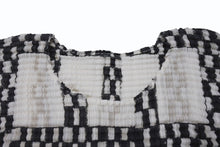 画像をギャラリービューアに読み込む, 極美品 ISSEY MIYAKE ME イッセイミヤケ スリーブ カットソー IM71FJ945 ブラック ホワイト マルチカラー 中古 4b004465