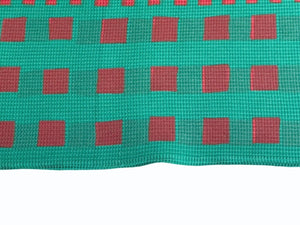 極美品 ISSEY MIYAKE ME イッセイミヤケ ミー 長袖Tシャツ カットソー MI53FJ492 幾何学柄 グリーン マルチカラー 中古 4b004469