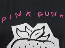 画像をギャラリービューアに読み込む, 極美品 MIUMIU ミュウミュウ いちご pink punk ロゴ 半袖Ｔシャツ MJN168 コットン ブラック サイズXS 中古 4b004471