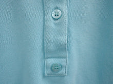 画像をギャラリービューアに読み込む, CELINE セリーヌ 半袖ポロシャツ トップス 2 9A14 サイズXL ブルー ブラウン ホワイト ロゴ刺繍 美品 中古 4b004473