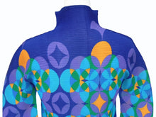 画像をギャラリービューアに読み込む, 極美品 me ISSEY MIYAKE ミー イッセイミヤケ 長袖トップス MI11FJ141 フリーサイズ プリーツ ハイネック マルチカラー 中古 4b004475
