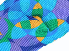 画像をギャラリービューアに読み込む, 極美品 me ISSEY MIYAKE ミー イッセイミヤケ 長袖トップス MI11FJ141 フリーサイズ プリーツ ハイネック マルチカラー 中古 4b004475