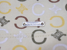 画像をギャラリービューアに読み込む, CELINE セリーヌ 総柄 半袖Tシャツ トップス 2 0358 サイズL マカダム柄 ベージュ マルチカラー プリント 美品 中古 4b004477