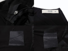 画像をギャラリービューアに読み込む, PRADA プラダ ノースリーブ ワンピース ドレス プリーツ ミディ丈 ブラック サイズ38 美品 中古 4b004484