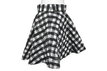 Load image into Gallery viewer, ALAIA アライア スカート AA9P01624T577 ポリエスaテル コットン ポリアミド ブラック ホワイト サイズ38 美品 中古 4b004489