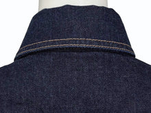 画像をギャラリービューアに読み込む, 極美品 ALAIA アライア デニムジャケット AA9V02423T537 イタリア製 コットン ポリエステル ネイビー サイズ34 中古 4b004492