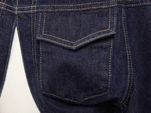 画像をギャラリービューアに読み込む, 極美品 ALAIA アライア デニムジャケット AA9V02423T537 イタリア製 コットン ポリエステル ネイビー サイズ34 中古 4b004492