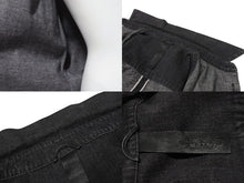 Load image into Gallery viewer, 極美品 CHROME HEARTS クロムハーツ デニム長袖シャツ サイズS クロスボールボタン CHクロスパッチ 2パッチ 2025年新作 ブラック 中古 4b004493