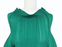 Load image into Gallery viewer, ISSEY MIYAKE ME イッセイミヤケ FETE フェット 長袖Tシャツ カットソー IF84FJ7812 グリーン 美品 中古 4b004499