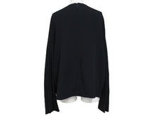 Load image into Gallery viewer, 新品同様 THE ROW ザロウ 長袖Tシャツ ロンT サイズ0 139150 ブラック レーヨン アセテート 中古 4b004503