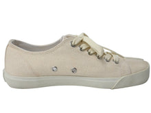 画像をギャラリービューアに読み込む, Maison Margiela メゾンマルジェラ Tabi 足袋 スニーカー アイボリー キャンバス S57WS0252 靴 ローカット サイズ37 美品 中古 4b004506