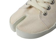 画像をギャラリービューアに読み込む, Maison Margiela メゾンマルジェラ Tabi 足袋 スニーカー アイボリー キャンバス S57WS0252 靴 ローカット サイズ37 美品 中古 4b004506