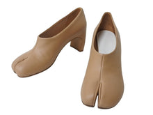 画像をギャラリービューアに読み込む, Maison Margiela メゾンマルジェラ 22 TABI タビパンプス スプリットトゥ 足袋 靴 39WL0060 ベージュ サイズ38 美品 中古 4b004508