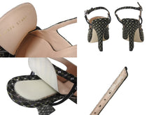 画像をギャラリービューアに読み込む, 美品 FENDI フェンディ フリーダム ストラップパンプス ファブリック 千鳥柄 ブラック グリーン ホワイト レッド サイズ37 中古 4b004512