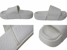 Load image into Gallery viewer, Y-3 ワイスリー SLIDE スライド サンダル FZ6402 CHINA製 レザー ラバー ホワイト サイズ27.5cm 美品 中古 4b004515