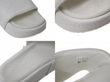 Load image into Gallery viewer, Y-3 ワイスリー SLIDE スライド サンダル FZ6402 CHINA製 レザー ラバー ホワイト サイズ27.5cm 美品 中古 4b004515