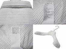 Load image into Gallery viewer, Maison Margiela メゾンマルジェラ オーバーサイズ中綿ストライプシャツ S50DL0396 ポリエステル ホワイト サイズ39 美品 中古 4b004522