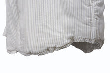 Load image into Gallery viewer, Maison Margiela メゾンマルジェラ オーバーサイズ中綿ストライプシャツ S50DL0396 ポリエステル ホワイト サイズ39 美品 中古 4b004522