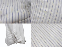 Load image into Gallery viewer, Maison Margiela メゾンマルジェラ オーバーサイズ中綿ストライプシャツ S50DL0396 ポリエステル ホワイト サイズ39 美品 中古 4b004522