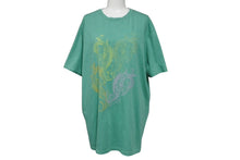 画像をギャラリービューアに読み込む, ETRO エトロ 半袖Tシャツ トップス 172-1Y020-9604 イタリア製 コットン グリーン イエロー ピンク サイズXL 美品 中古 4b004523