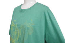 画像をギャラリービューアに読み込む, ETRO エトロ 半袖Tシャツ トップス 172-1Y020-9604 イタリア製 コットン グリーン イエロー ピンク サイズXL 美品 中古 4b004523