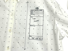 画像をギャラリービューアに読み込む, MM6 Maison Margiela MM6 メゾン マルジェラ 長袖シャツ S52DT0014 サイズ40 プリント コットン ポプリン ホワイト 美品 中古 4b004527