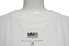 画像をギャラリービューアに読み込む, MM6 エムエムシックス ロゴラベル 半袖Ｔシャツ S52GC0236 S23962 ホワイト コットン サイズM 美品 中古 4b004530