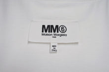 画像をギャラリービューアに読み込む, MM6 エムエムシックス ロゴラベル 半袖Ｔシャツ S52GC0236 S23962 ホワイト コットン サイズM 美品 中古 4b004530