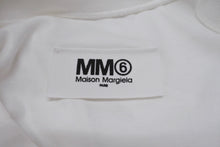 画像をギャラリービューアに読み込む, MM6 エムエムシックス ロゴラベル 半袖Ｔシャツ S52GC0236 S23962 ホワイト コットン サイズM 美品 中古 4b004530