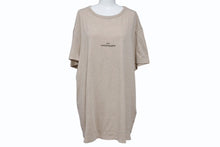 画像をギャラリービューアに読み込む, Maison Margiela メゾンマルジェラ 半袖Tシャツ リバースロゴ トップス S23984 コットン ベージュ サイズ50 美品 中古 4b004532