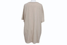 画像をギャラリービューアに読み込む, Maison Margiela メゾンマルジェラ 半袖Tシャツ リバースロゴ トップス S23984 コットン ベージュ サイズ50 美品 中古 4b004532