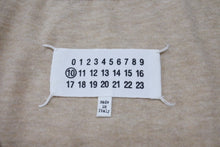 画像をギャラリービューアに読み込む, Maison Margiela メゾンマルジェラ 半袖Tシャツ リバースロゴ トップス S23984 コットン ベージュ サイズ50 美品 中古 4b004532