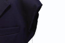 画像をギャラリービューアに読み込む, MaisonMagiela メゾンマルジェラ MM6 ベスト ジャケット S47848 ポリエステル ウール ポリウレタン ネイビー サイズ40 美品 中古 4b004535