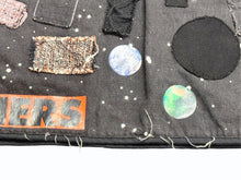 画像をギャラリービューアに読み込む, 極美品 RAFSIMONS ラフシモンズ Long Sweatshirts With Patches And Striped Ribbing スウェットシャツ 14AW ブラック サイズS 中古 4b004545