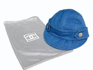 CHANEL シャネル　キャスケット CHANEL（シャネル）キャスケット 紺 サイズ:S レディース