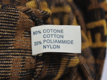 画像をギャラリービューアに読み込む, 極美品 FENDI フェンディ ズッカ柄 パイル ノースリーブ ワンピース ブラウン コットン ナイロン ロゴ 総柄 サイズ44 中古 4b004551