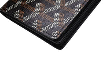 Load image into Gallery viewer, 極美品 GOYARD ゴヤール マルゼルブ カードケース ブラウン ブラック PVC レザー MALESHPMLTY01CL01X 中古 4b004560