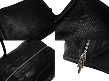 Load image into Gallery viewer, 極美品 CHROME HEARTS クロムハーツ モニカ ハンドバッグ BSフレア ブラック シルバー金具 中古 4b004563