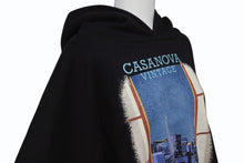 画像をギャラリービューアに読み込む, 新品同様品 HOUSEOFERROS ハウスオブエラー CASNAOVAVINTAGE カサノヴァヴィンテージ コラボ TOKYO パーカー ブラック サイズM 中古 4b004564