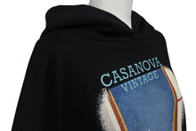 Load image into Gallery viewer, 新品同様品 HOUSEOFERROS ハウスオブエラー CASNAOVA VINTAGE カサノヴァヴィンテージ コラボ TOKYO パーカー ブラック サイズM 中古 4b004566