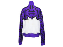 Load image into Gallery viewer, HOUSE OF ERRORS ハウスオブエラーズ ジャージ ワッペン ポリエステル スパンデックス パープル ブラック ホワイト サイズXS 美品 中古 4b004568