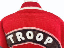 画像をギャラリービューアに読み込む, TROOP トゥループ スタジャン VINTAGE ヴィンテージ ワッペン LL COOL J 激レア レッド サイズL 美品 中古 4b004575